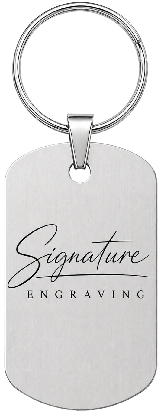 Engraved Keyring