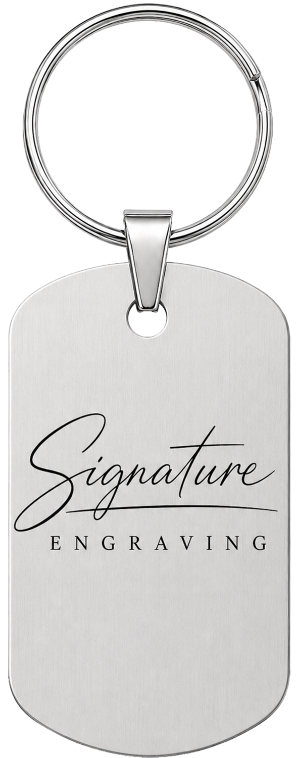 Engraved Keyring