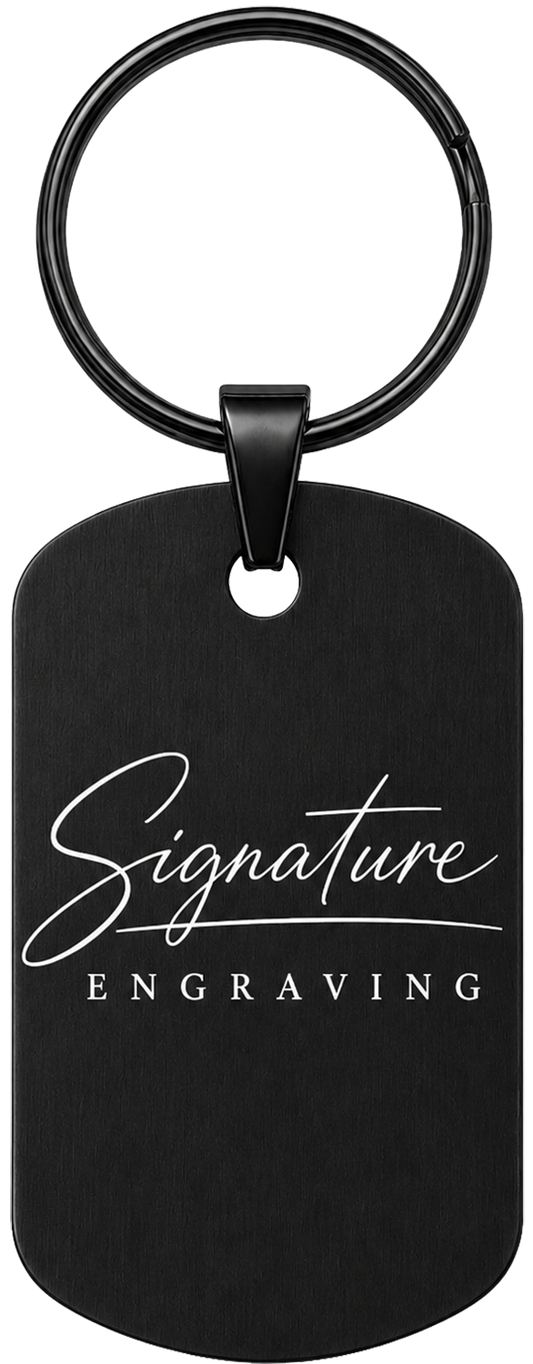 Engraved Keyring