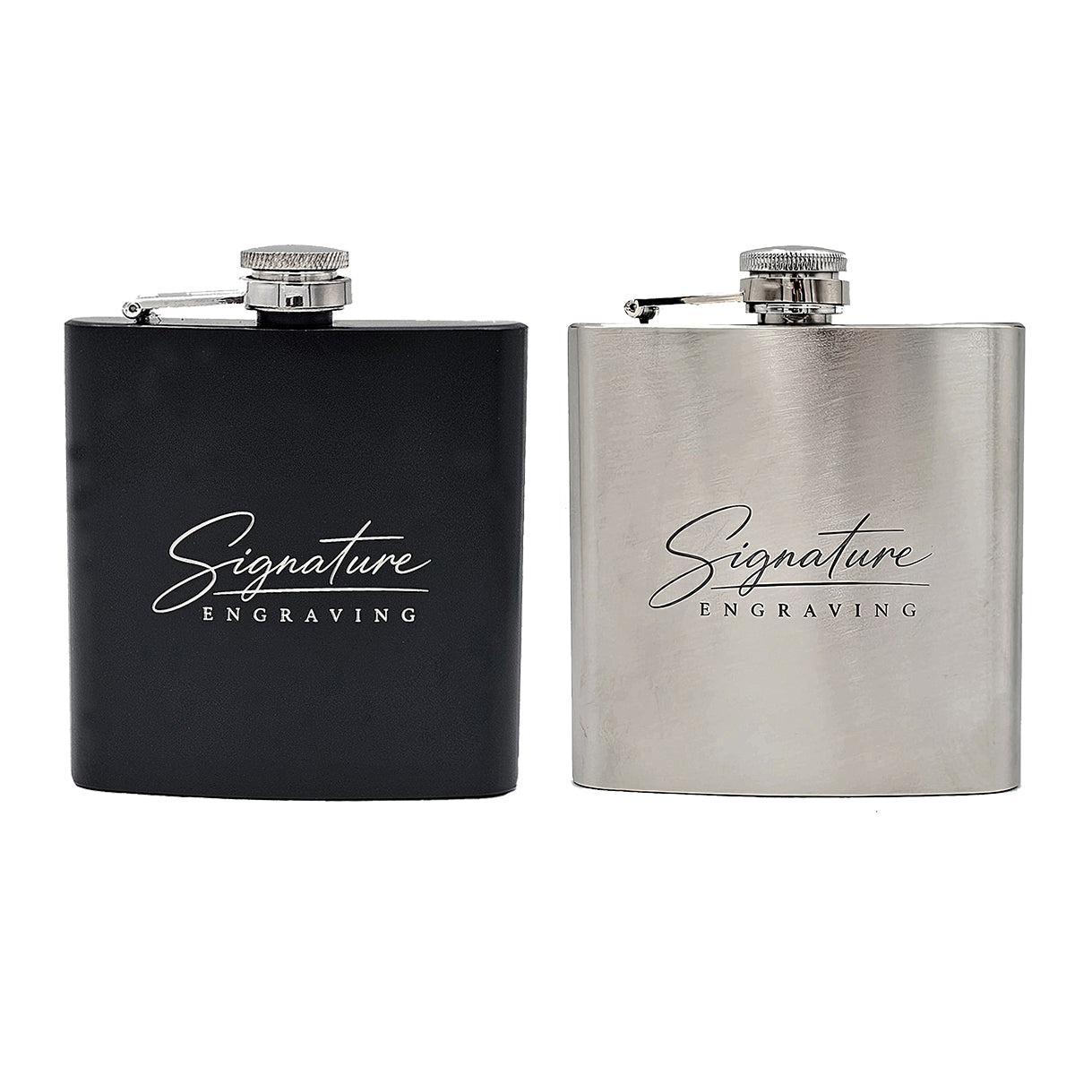 Engraved Hip Flask