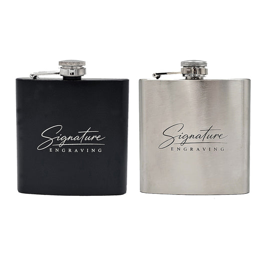 Engraved Hip Flask