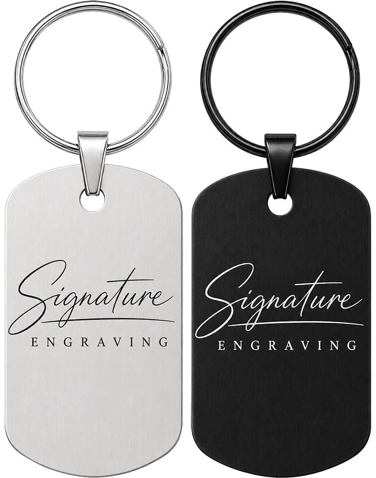 Engraved Keyring