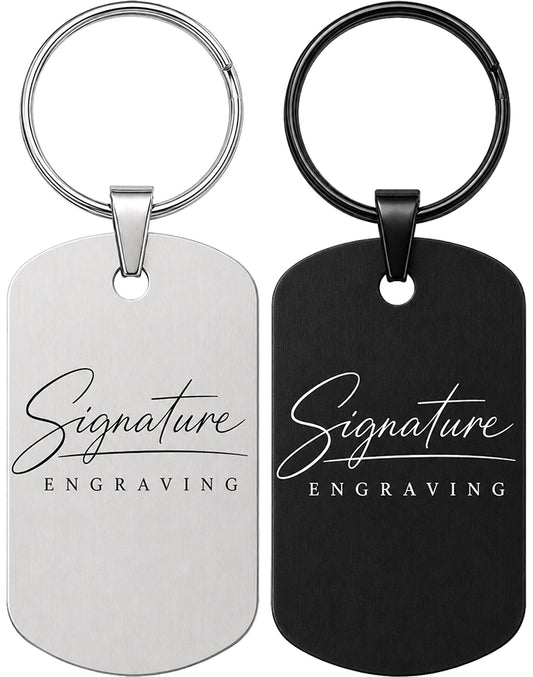 Engraved Keyring